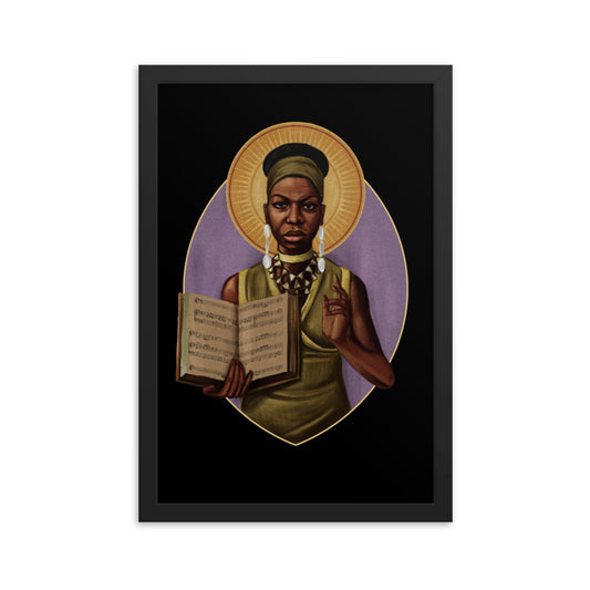 Saint Simone Framed Poster