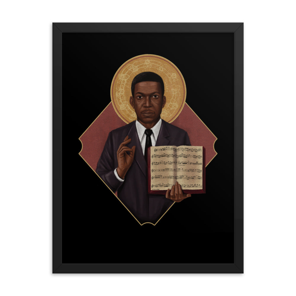 Saint Coltrane Framed Poster