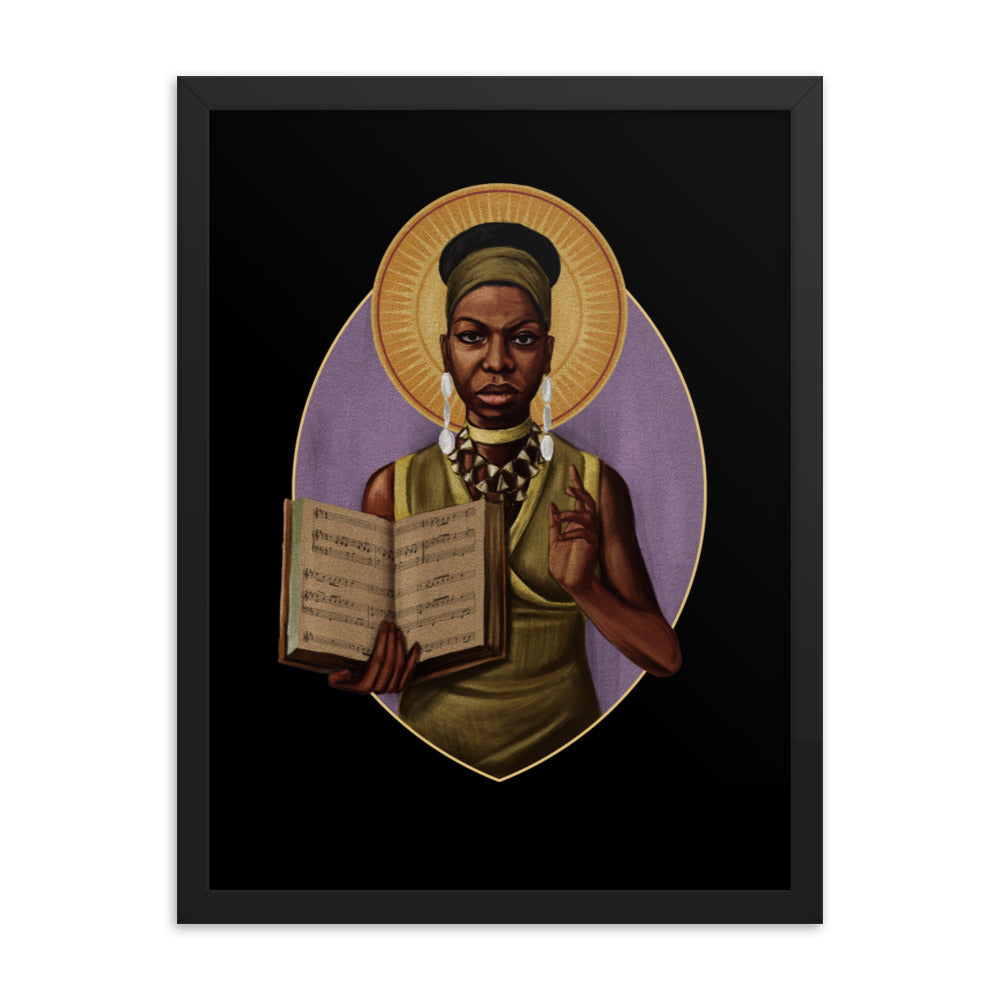 Saint Simone Framed Poster