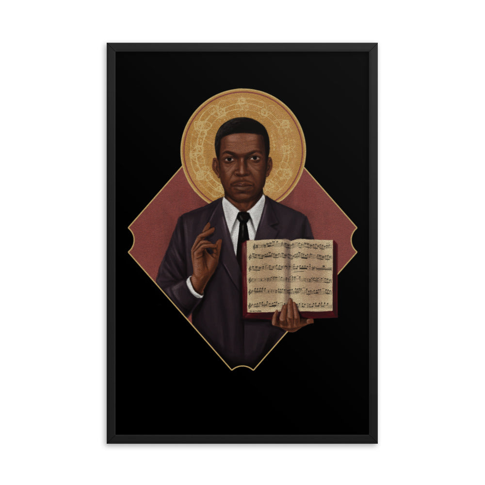 Saint Coltrane Framed Poster