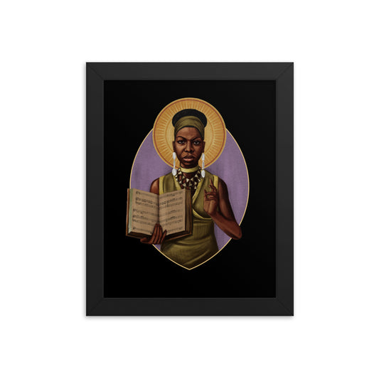 Saint Simone Framed Poster